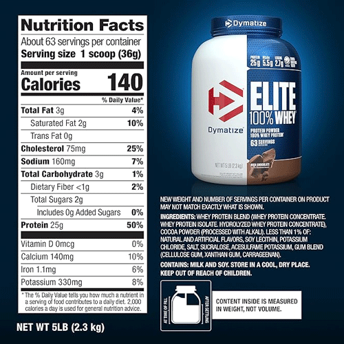Dymatize Elite Whey Protein Powder