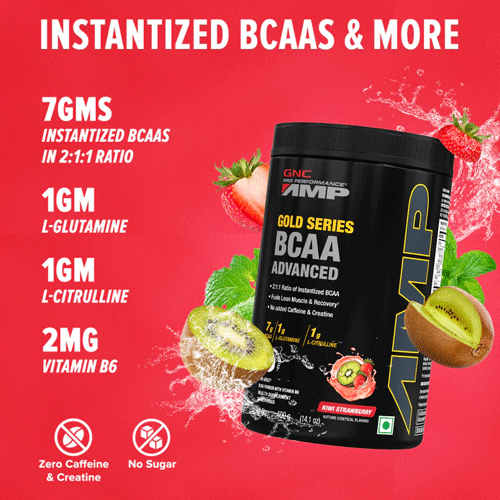 GNC AMP Gold Series BCAA Advanced 400G 30 Servings