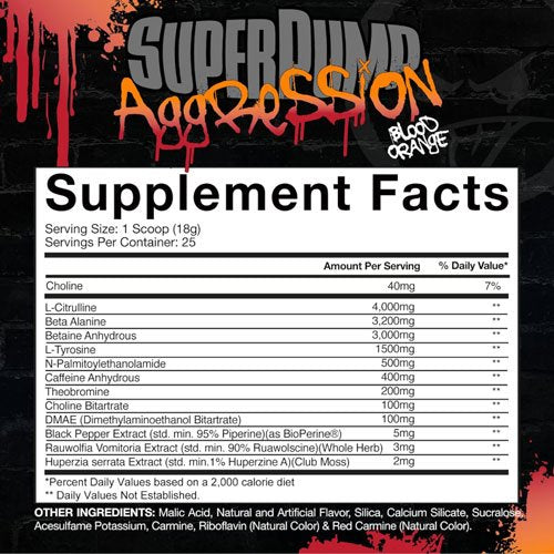 Gaspari Nutrition SuperPump Aggression Pre-Workout 28 servings, 400 grams