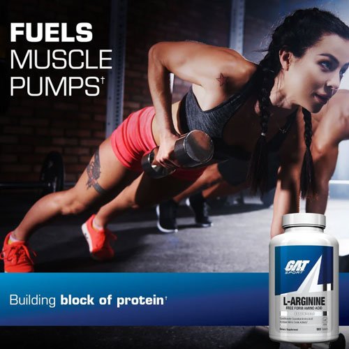 GAT Sport L Arginine 1000 MG - 180 Tablets