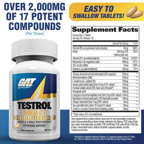 GAT Sport Testrol Gold ES – 60 Tablets