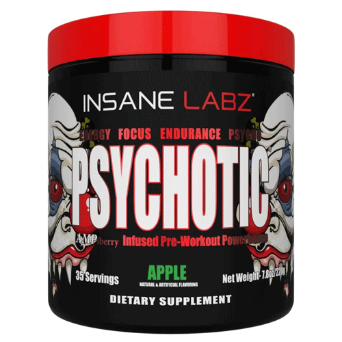 Insane Labz Psychotic Pre-Workout Powder – 35 Servings.