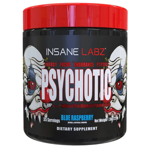 Insane Labz Psychotic Pre-Workout Powder – 35 Servings.