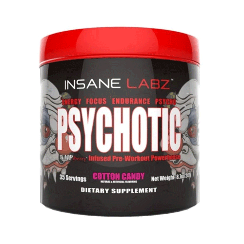 Insane Labz Psychotic Pre-Workout Powder – 35 Servings.