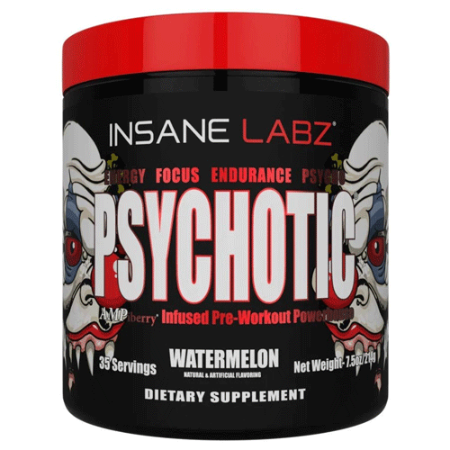 Insane Labz Psychotic Pre-Workout Powder – 35 Servings.