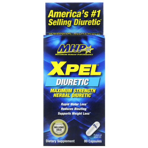MHP, XPEL, Maximum Strength Herbal Diuretic, 80 Capsules
