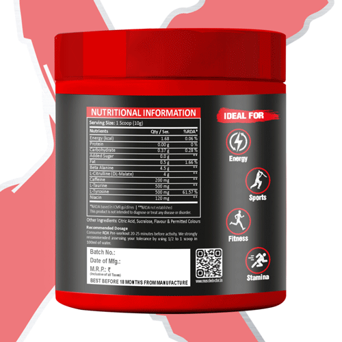 Muscle Doctor RDX Pre Workout - 60 Servings