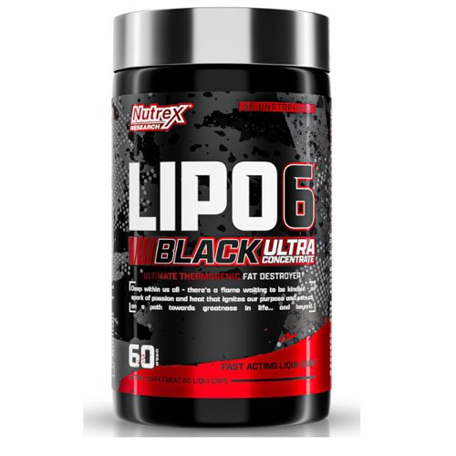 Lipo-6 Black Ultra Concentrate – 60 Capsules | Nutrex Research